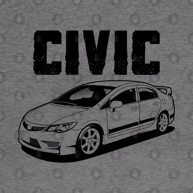 Civic FD2 (white) by squealtires